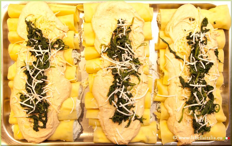 Traiteur italien Bruxelles Canelloni ricotta et epinards - La Bella Italia Traiteur Italien Bruxelles