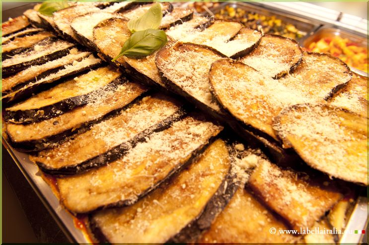 Traiteur italien Bruxelles Lasagne aubergine - La Bella Italia Traiteur Italien Bruxelles
