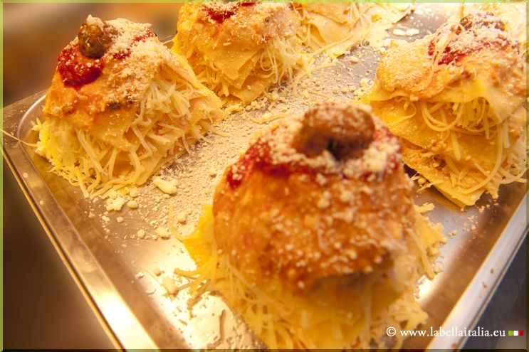 Traiteur italien Bruxelles Lasagnette Bolognese - La Bella Italia Traiteur Italien Bruxelles