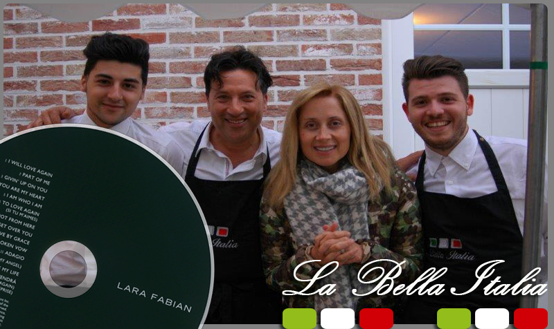 Lara Fabian - La Bella italia Traiteur Bruxelles